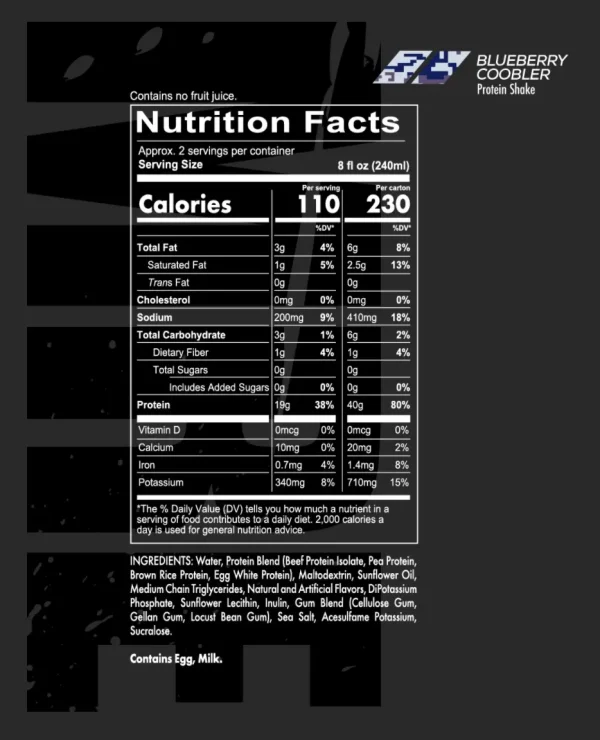 PRONTO CONSUMO: REDCON1 RTD MRE 500 ML BLUEBERRY COBBLER - Imagen 3