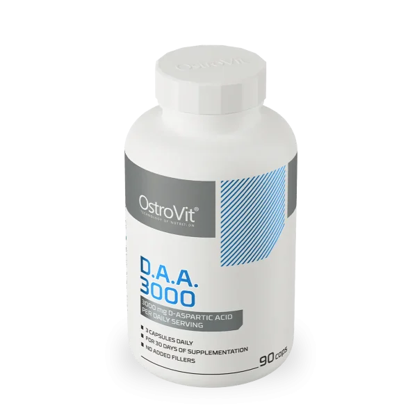 Ostrovit Pro Hormonal Acido Aspartico Daa 3000 Mg 90 Caps - Imagen 2