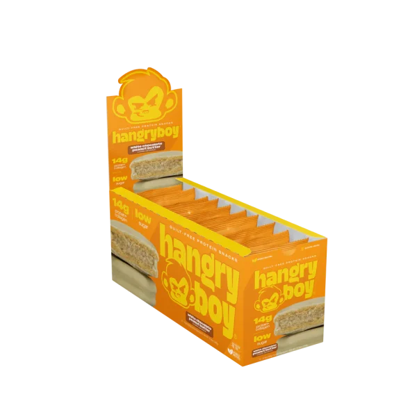 Hangryboy Snack Galleta 65 G White Chocolate Peanut Butter - Imagen 3