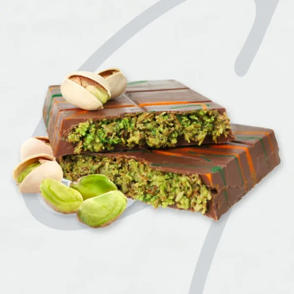 PRONTO CONSUMO: GAMS SNACK BARRA DE CHOCOLATE DUBAI 100 G PISTACHIO - Imagen 3