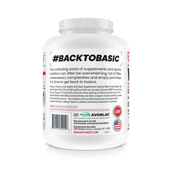 BASIC PROTEINA WHEY 5 LB MANGO CREAM - Imagen 3