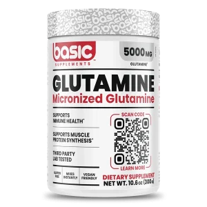BASIC GLUTAMINA 300 G SIN SABOR
