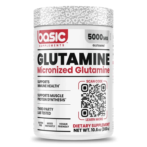 BASIC GLUTAMINA 300 G SIN SABOR