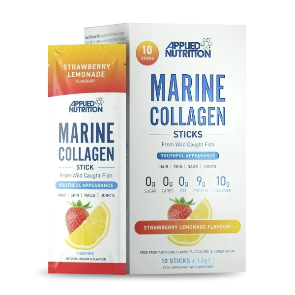 AN COLAGENO MARINO 12 G X 10 STICK STRAWBERRY LEMONADE