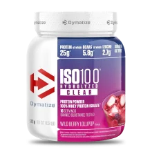 DYMATIZE PROTEINA ISO 100 HYDROLYZED 1.13 LB BERRY LOLLIPOP