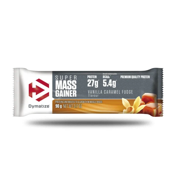 DYMATIZE BARRA PROTEINA SUPER MASS GAINER 90G VANILLA CARAMEL FUDGE