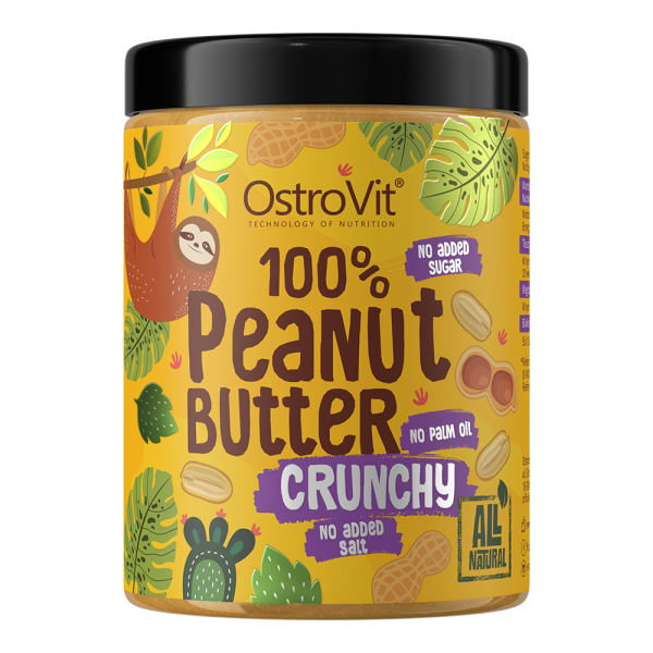 Ostrovit Snack 100% Mantequilla Mani 1000 G Crunchy